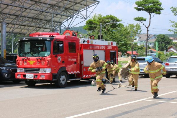 [600x400]20200717 고성소방서, 소방기술경연대회 출전 대비 시연회 - 메인.JPG