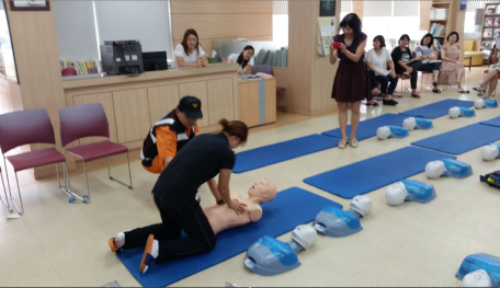 남춘천여자중학교 심폐소생술 교육