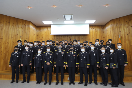 철원소방서, 2023년 소방공무원 신규임용 및 전기인사발령 임용식