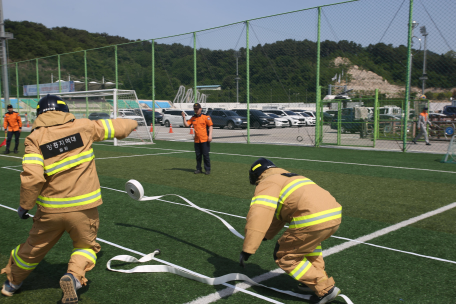 의용소방대연합회 소방기술 경연대회 개최