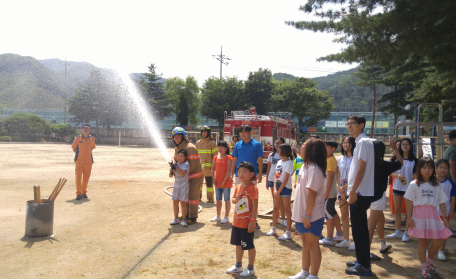 오안초등학교와 공공기관 합동훈련 실시