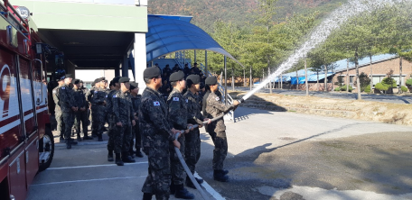 홍천군 남면 3기갑여단 장병 300명대상 소소심 소방안전교육실시