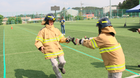 제12회 홍천소방서 의용소방대연합회 소방기술경연대회 개최 '성황리'