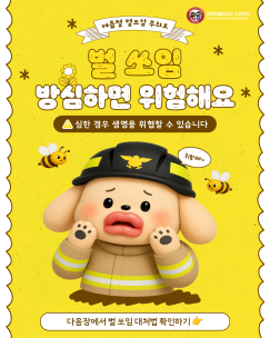 벌 쏘임 사고주의