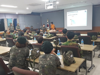 여성예비군 대상 소방안전교육