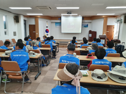 횡성종합사회복지관 '불나면 대피먼저' 교육