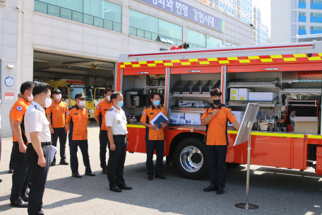 횡성소방서, 소방펌프차 배치에 따른 소방력 강화! 안전 강화!