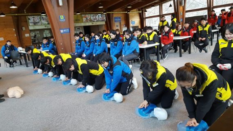 겨울철 스키장 합동 인명구조훈련