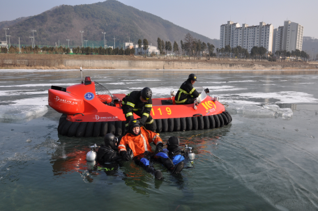 동계수난구조훈련 실시