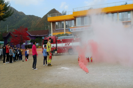 (19.10.29.) 주진초 합동 소방훈련