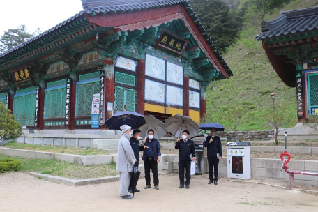 (21.05.04.) 평창소방서, 부처님오신날 전통사찰 현장 지도 방문