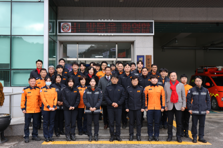 (24. 1. 19.)유상범 국회의원, 평창소방서 격려 방문