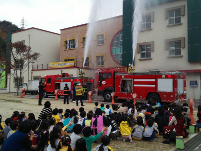 2013.11.6 삼척남초등학교 병설유치원 소방안전교육