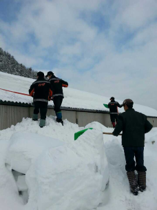 2014.2.19  노곡면 마읍리 제설 작업