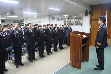 제 16대 이지만 삼척소방서장 취임식