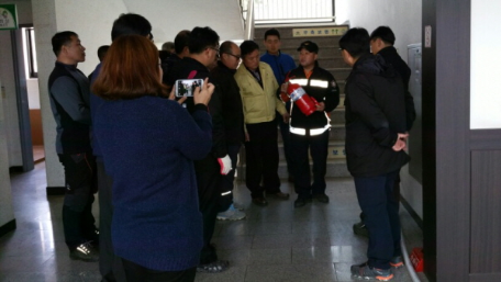 속초시 하수처리장 공공기관 합동훈련