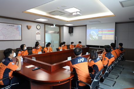 속초소방서, 긴급구조통제단 기능숙달 도상훈련 실시