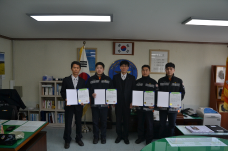 태백소방서, 하트세이버 증서 수여식 개최