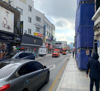 태백소방서, 소방출동로 확보 및 주정차금지구간 집중 단속의 날 운영