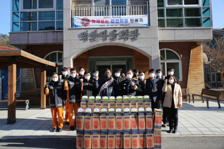 태백소방서, '화재없는 안전마을' 백산마을 지정