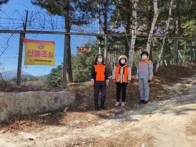 태백소방서, 태백여성의용소방대 산불예방홍보 캠페인 활동 실시