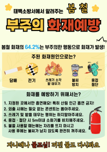 봄철 화재예방 안전수칙