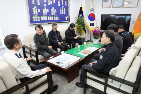 양구군청 신대범 경제건설국장 차담회