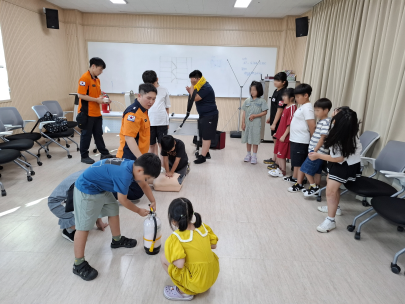 노후 아파트 인접 초등학생 대상 소방안전교육 실시