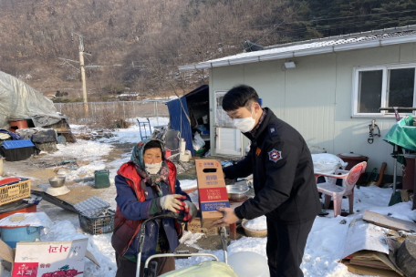 영월소방서, 겨울철 주거용 비닐하우스 주택용 소방시설 무상 보급